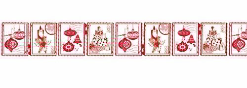 Ursus 59090043 - Masking Tape, Weihnachtsbriefmarken, Klebeband aus Papier, ca. 30 mm x 10 m, einseitig bedruckt, lösungsmittel und säurefrei, ideal für Scrapbooking