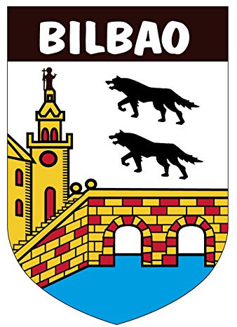 Artimagen - Aufkleber, Wappen, Bilbao, 40 x 60 mm