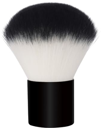 Pinceau Kabuki pour fond de teint, blush, poudre minérale, estompeur, crème