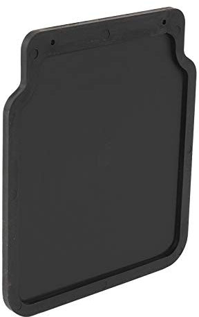 Garde-boue universel en caoutchouc - 23 x 20 cm - Noir - Pour remorque, caravane, voiture (1)