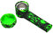 1PC Silicone Smoking Pipe Silicone Tobacco Pipe Herb Cigarette Filter Holder Portable and Easy to Clean, Green