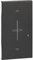 Bticino KG32M2 living now cover colore nero per modulo tapparella connesso art. K4027C 2 moduli