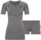 Odlo 196031 Damen FUNDAMENTALS PERFORMANCE LIGHT Set, Odlo Steel Grey - Odlo Graphite Grey, S