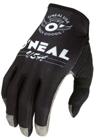 O'NEAL | Fahrrad- & Motocross-Handschuhe | MX MTB DH FR Downhill Freeride | Langlebige, flexible Materialien, belüftete Nanofront-Handpartie | Mayhem Glove Bullet V.22 | Schwarz Weiß | M