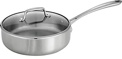 Tramontina Covered Deep Saute Pan Tri-Ply Clad (3 Qt) 80116/029DS