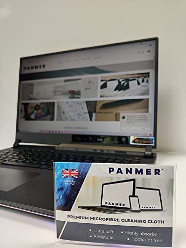 Panmer Premium Cleaning Microfibre Cloth Super Soft For Lens, Smartphones, Tables, Laptops, Screens, Glasses 20cm x 20cm