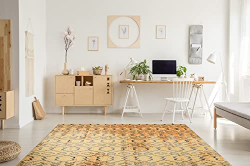 rugsx Modern Teppich Mundo Glamour Outdoor orange/schwarz 120x170 cm
