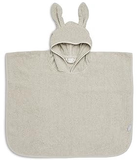 Jollein Badeponcho 65x62 cm Nougat Kapuzenbadetuch Handtuch beige | 533-550-00093