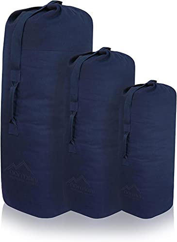 normani US Canvas-Baumwolle Seesack Duffle Bag Classic Sea Farbe Dunkelblau Größe 125 x 75 cm