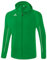 Erima Unisex Erwachsene Liga Star Trainingsjacke mit Kapuze (1032328), smaragd/weiß, L