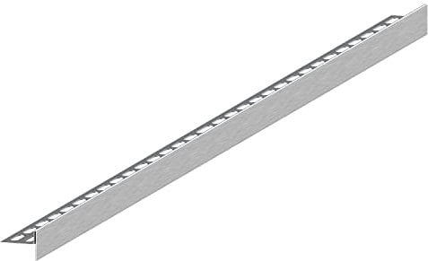 Aquabad Edelstahl Gefälleprofil Clive für begehbare Dusche 120cm, gerade, Kantenhöhe 12mm