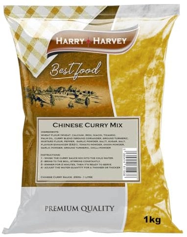 Chinese Curry Sauce Mix, 1kg powder make takeaway curry at home - Harry Harvey