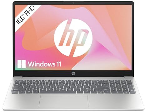 HP Laptop | 15,6 FHD Display | Intel Core i7-1355U | 16 GB DDR4 RAM | 512 GB SSD | Intel Iris Xe | Windows 11 Home | QWERTZ Tastatur | Natural Silver