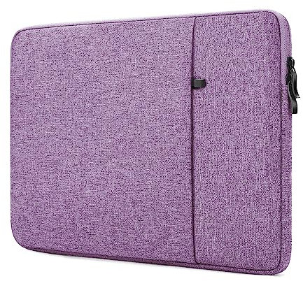 ProElife 15-Inch Laptop Sleeve Case for 2025-2023 MacBook Air 15 inch with M4 M3 M2 A3241/A3114/A2941 Accessory Traveling Carrying Case Water-resistant Bag Cover for MacBook Air 15'' M4 M3 M2 (Purple)