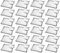 AC - Pack de 24 Bandejas con blonda Rectangular - Especial para Fiestas o Celebraciones - Material reciclable - 25 x 34 cm - Color Plata