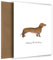 Hey Chimp Geburtstagskarte mit Dackel-Motiv A Pawsome Treat for Dog Mums, Dog Vads from Fur-Babies! Spread Joy & Dackel Love, Dackel, Geburtstagskarte