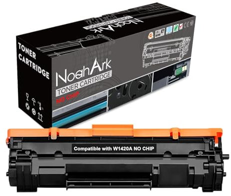 NoahArk Kompatibel für 142A W1420A (Kein Chip) 142X W1420X Tonerkartuschen Ersatz für Laserjet M110 M110w MFP M139 M139w M140 M140w Drucker (1 Schwarz)