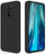 GiiYoon Hülle Kompatibel mit Xiaomi Redmi Note 8 Pro, Hochwertiges Liquid Silicone Case, Rundumschutz Handyhülle, Kratzfestes Weiches Mikrofaserfutter- Schwarz