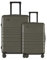 ETERNITIVE - Hartschalenkoffer Set - Klein und Mittel I Rollkoffer aus Polycarbonat & ABS I Größe: 54cm & 64 cm I Reisekoffer mit Rollen 360° I Handgepäck 33L & 64LI Trolley mit TSA-Schloss I Olivgrün