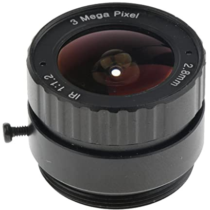 1/3 Zoll 2,8 mm 3 Megapixel F1.2 CS Mount IR Fixed Iris Objektiv für CCTV-IP-Kamera