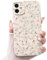 NITITOP Compatible with iPhone 11 Case Cute Flower for Women Girls Floral Light Pink Rose Design Vintage Shockproof Soft Girly Slim TPU Fashion Protective Phone Cover - Light Pink