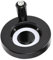 Volantino rotondo in metallo con maniglia girevole, per tornio, smerigliatrice e fresatrice, 100 x 12 mm, nero