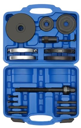 KinHall 16-Piece Universal Wheel Bearing Hub Puller Wheel Bearing Tool 85 mm Special Puller Kit for VW T5 Touareg