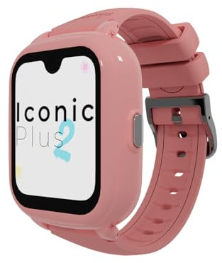 Save Family Iconic Plus 2 | Montre Connectée pour Enfant avec Localisateur GPS, Appels, Vidéo, IA, Bouton SOS, Whatsapp, Spotify, Thermomètre | Carte SIM Incluse - Modèle Candy