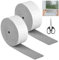 2 Rollen Filzgleiter Selbstklebend, 2m x 4cm Möbelpads Rolle mit Schere, 0,4cm Dick Filzstreifen Klebefilz für Fenster, Anti Kondensationsstreifen, Hartholzböden zur Vermeidung von Kratzern