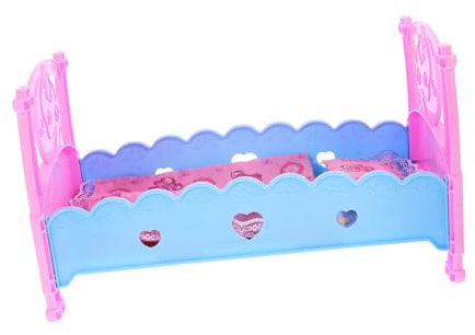 Warmhm Puppenbett Mädchen Niedliche Puppenbetten Puppennahrung Puppenhaus Puppenbett Krabbelkrabbe Puppenhaus Dinosaurier Puppen Etagenbett Kunststoff