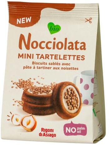 Rigoni di Asiago Nocciolata, Mini Tartelettes Bianca, 250g (1)