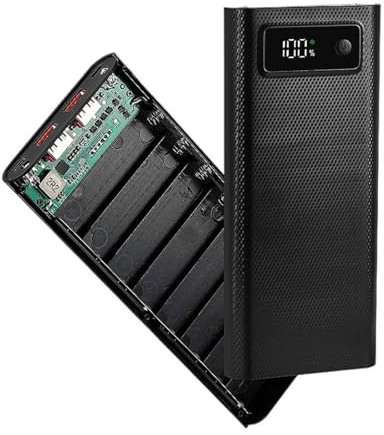 18650 Battery Pack Enclosure With Double USB Port Quick Charging Case For Fast Charging
