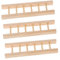 Happyyami 3Pcs Mini Wooden Ladders Decorative Miniature Ladders for DIY Dollhouse and Micro Landscape Garden Ornament and Mini House Accessories