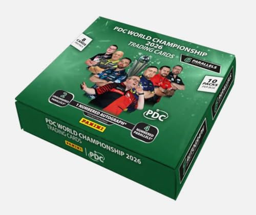 Panini PDC World Championship Darts 2026 Trading Card Collection Premium Box mit Gamingcorner-Grußkarte