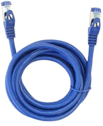 A2ZWORLD 1 cable Ethernet Cat 7 5 metros, RJ45 8P8C Patch Cord de red LAN azul