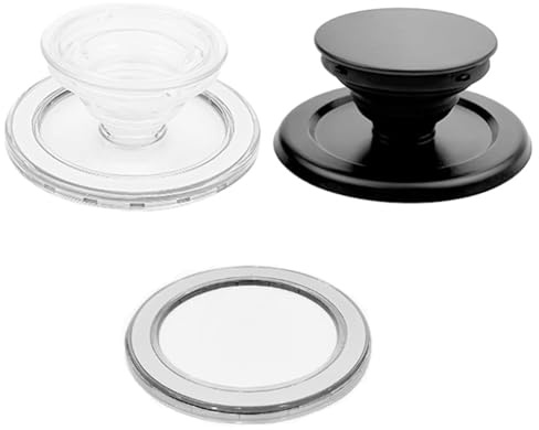 Magnetic Phone Grip, Strong Magnetic Phone Holder, Collapsible & Wireless Charging Compatible 3PCS