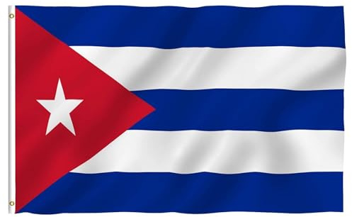 Bandiera Paese Di Cuba – 90 X 150 Cm, Bandiere Da Giardino Robusta Di Cuba | Bandiera Nazionale In Poliestere | Banner Per Casa, Giardino, Cortile E Prato.