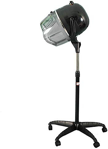 Concise Home Hair Dryer Hood Portable Salon Hairdryer Professional Stand Hairdryer Floor Hair Dryer Hairdresser Styling Black 950W