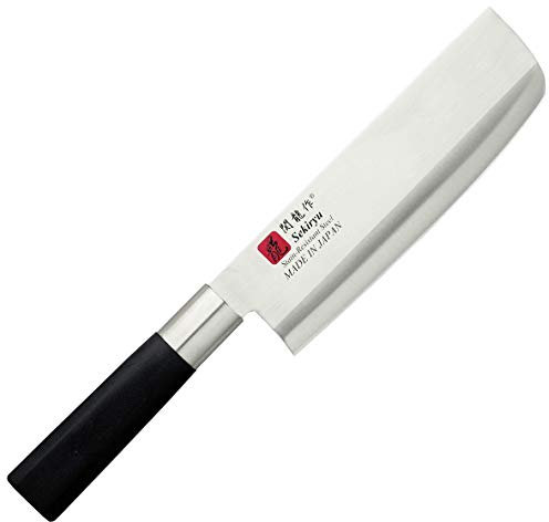 Seki Riu P200 - Coltello giapponese da adulto, unisex, colore: nero, 165 mm