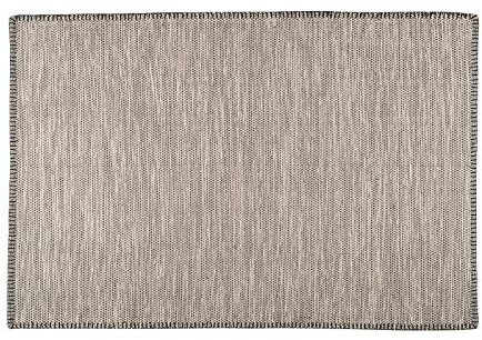 Mr.Ghorbani Handwebteppich- Oslo aus Wolle in Vier Farben und Größen Flachgewebt, Farbe:Grau, Größe Teppiche:200 x 290 cm