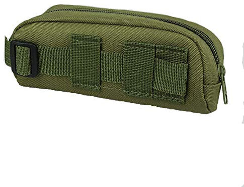 Gexgune Tactical Molle Portable Sonnenbrillenetui Brillenbeutel Brillenetui für den Außenbereich(Grün)