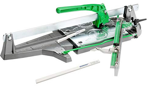 HUFA® Fliesenschneider MAXIMUM ST 750 mm – Profi Fliesenschneidgerät mit DEWEPRO Zimmermannsbleistift – Präzises Schneiden & Brechen in einem Arbeitsgang