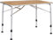 BERGER Livenza Campingtisch - Klapptisch Höhenverstellbar Alu Campingtisch Klappbar Camping Tisch Gartentisch Klappbar - Falttisch Esstisch Balkon Klapptisch Garten Terrasse (Hell, 120 x 70 cm)