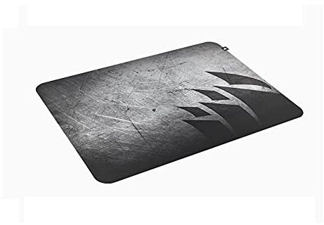 Corsair MM150 Tappetino per Mouse da Gioco altezza di 0.5 mm realizzato in policarbonato antistrappo con base antiscivolo in silicone, 35 x 26 cm, Nero/Grigio