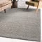 Impression Wohnzimmerteppich - Hochwertiger Öko-Tex zertifizierter Flächenteppich - Solid Color Teppich Hellgrau - Größe 200x290