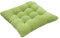 FeiliandaJJ Stuhlkissen mit Bänder, 35x35cm, Sitzauflage Bequemes Sitzkissen für Gartenstuhl Büro Boden Balkon Chair Cushion (Grün, One Size)