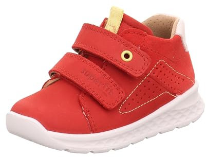 Superfit Jungen Breeze Lauflernschuhe, Rot Gelb 5000, 23 EU Weit
