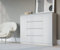 3E 3xE living.com Kommode 120 cm in Weiß - 120 x 101 x 39 cm (B/H/T)