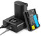 ENEGON LP-E6NH Battery(2 * 3000mAh) and LCD Charger Kit for Canon EOS R7, R5, R6, R, 5D Mark II/III/IV, 5DS R, 6D, 6D Mark II, 7D, 7D Mark II, 90D, 60D, 70D, 80D Cameras