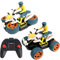 TURBO CHALLENGE - Quad - Amphibie - 098440 - Véhicule Télécommandé - Blanc - 1/14 - Prêt à Rouler - Batterie Rechargeable et Piles incluses - Plastique - À Partir de 6 Ans
